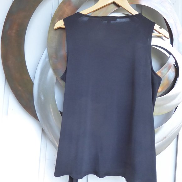 Crossbody V-neck sleeveless Jersey Tie Top, Size M. New with tags - Picture 4 of 5